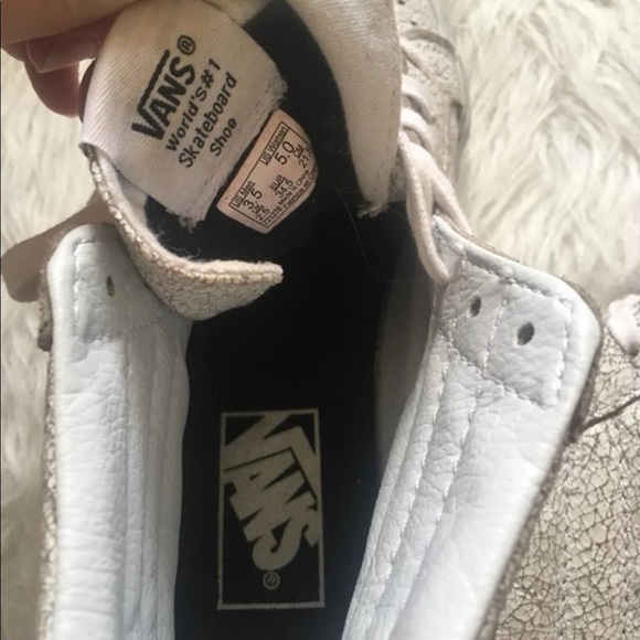 Suede Crackle Sk8 Hi Vans - Picture 5 of 7